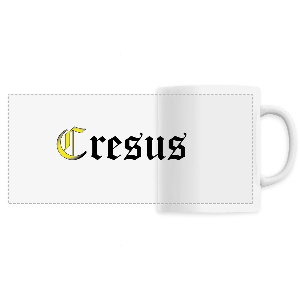 Mug CRESUS céramique  Impression panoramique